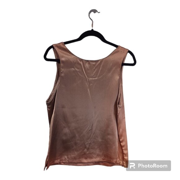 Vintage Prive New York Women's Silk Ombre Tank Size M - Picture 2 of 5